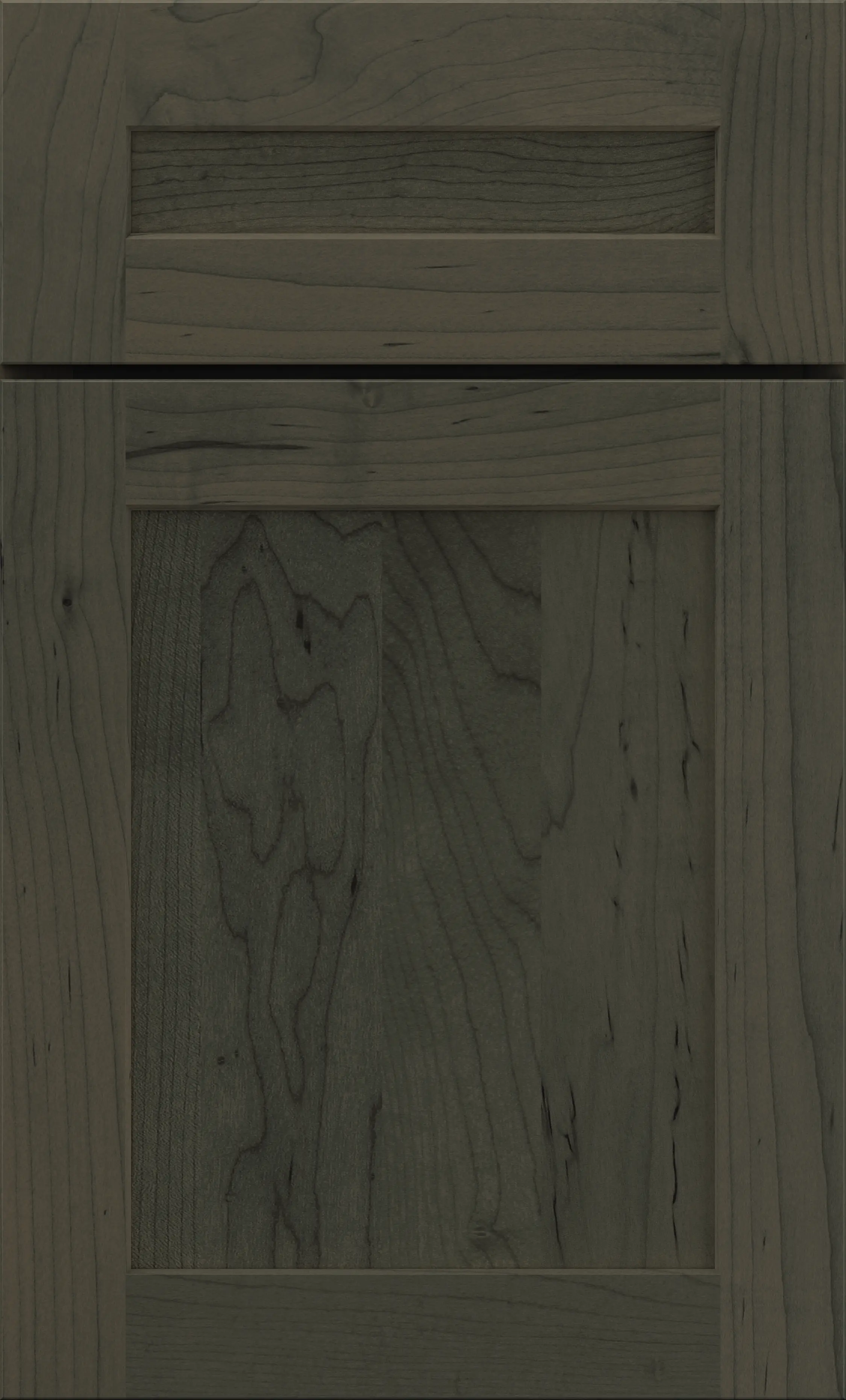 Close-up of dark wood panel design