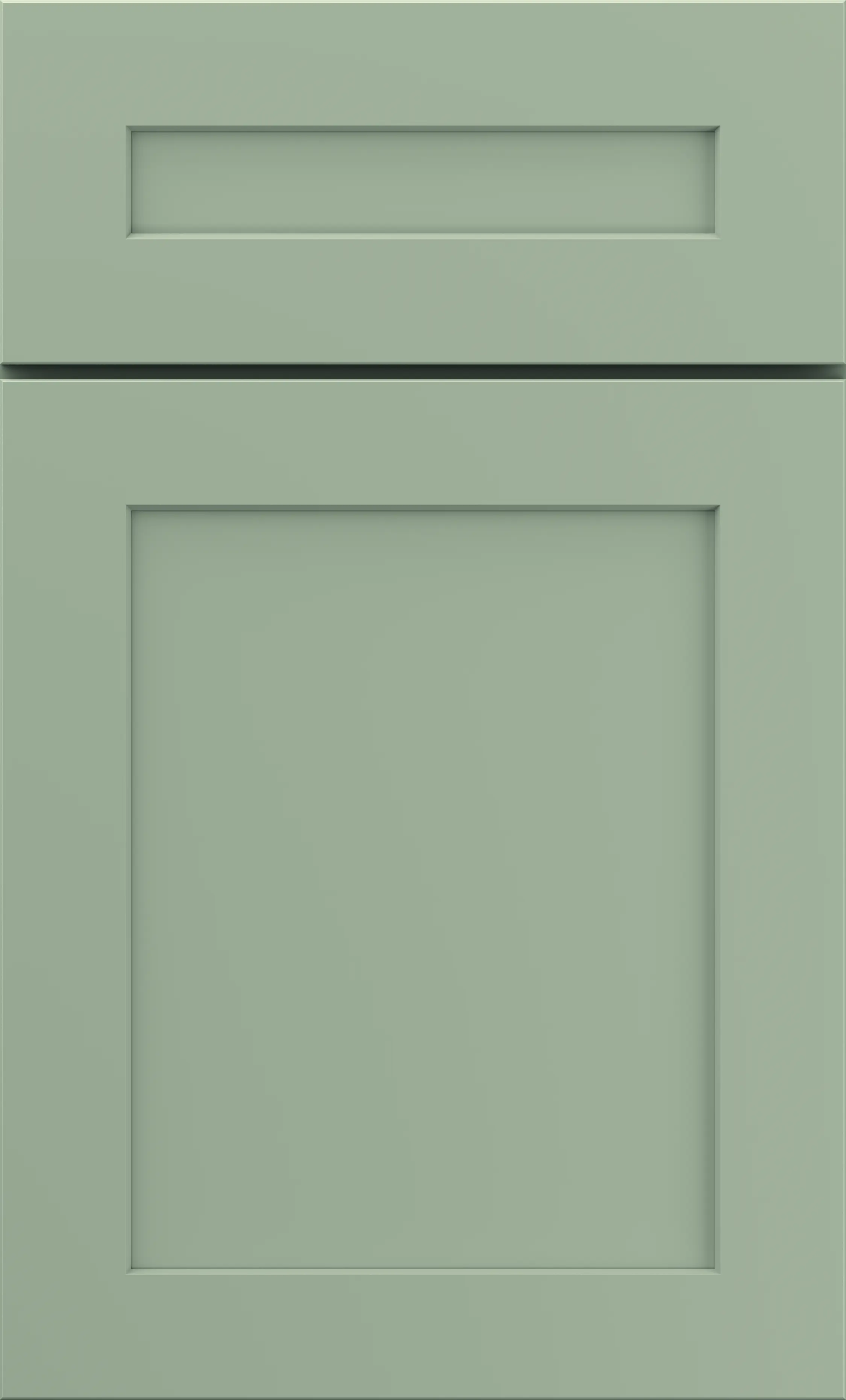 Green kitchen cabinet door design