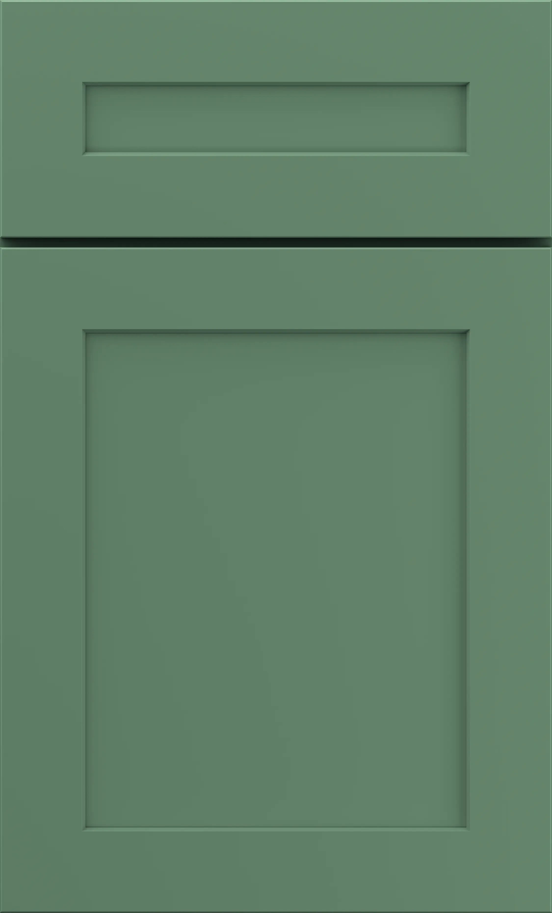 Simple green cupboard door style