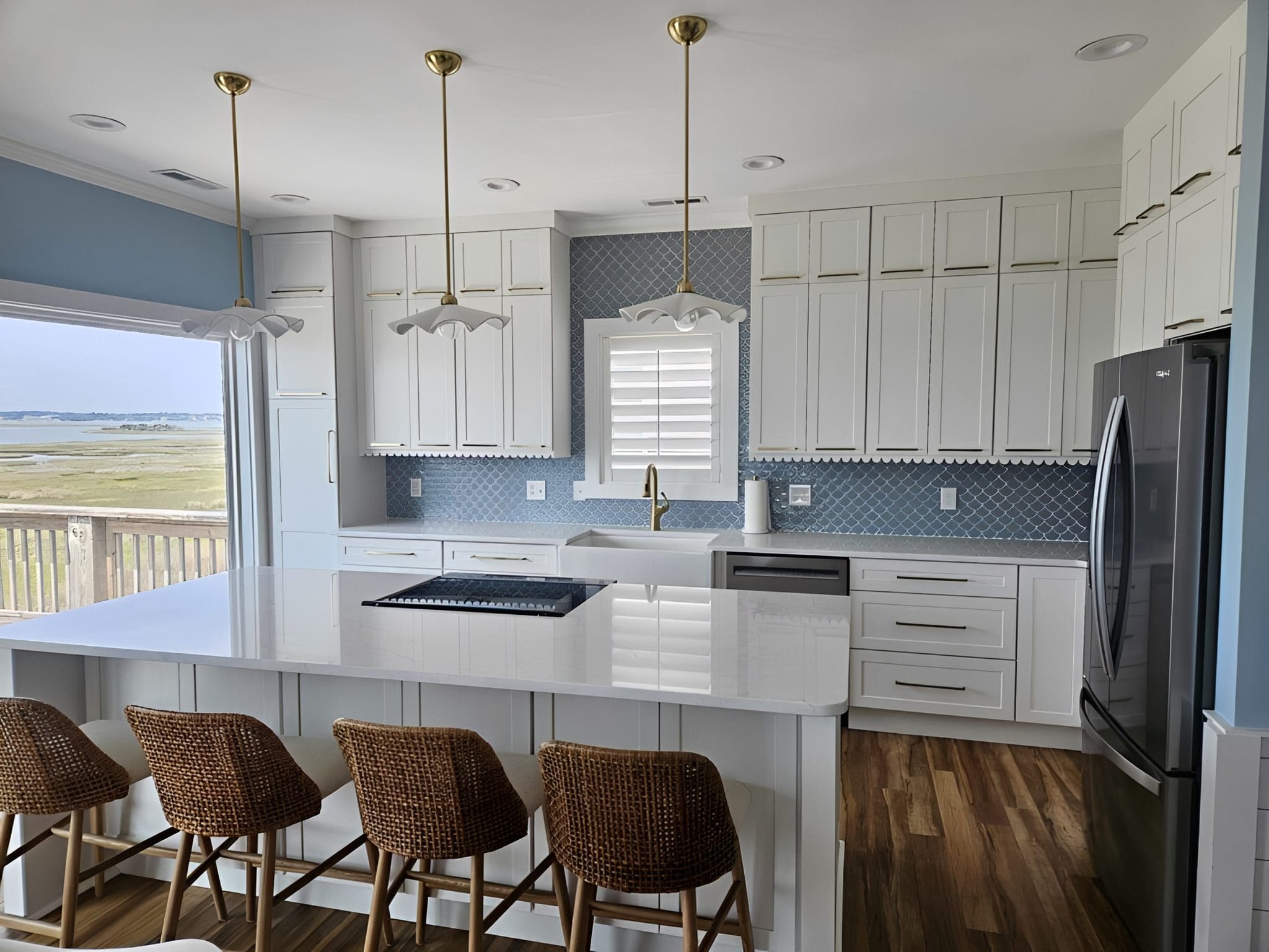 Sleek modern kitchen cabinets for stylish home design.