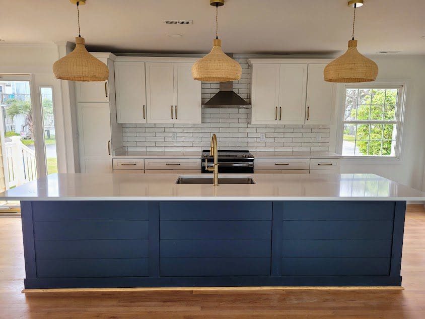 Elegant kitchen design with subway tile backsplash